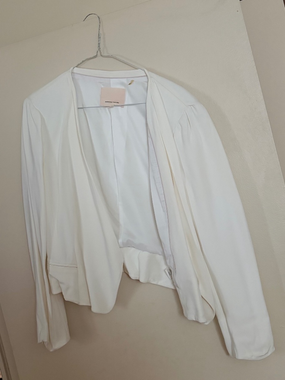 Rebecca Taylor size 10 white blazer